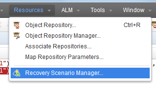 1 Recovery scenarios manager